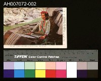 藏品(原住民彩色明信片：織布)的圖片